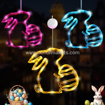 Easter Rabbit Window Light